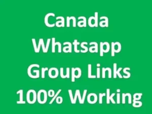 Canada Whatsapp Group Links